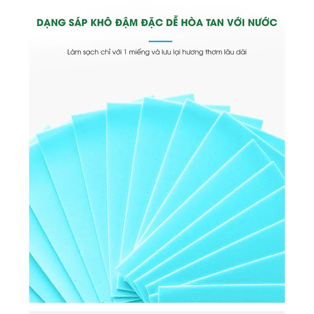 COMBO 30 Giấy Lau Nhà Hòa Tan Thay Thế Nước Lau Sàn Với Công Nghệ Hương Thơm Dịu Nhẹ, Sạch Bóng Sàn Nhà Chỉ Với Một Miếng Giấy