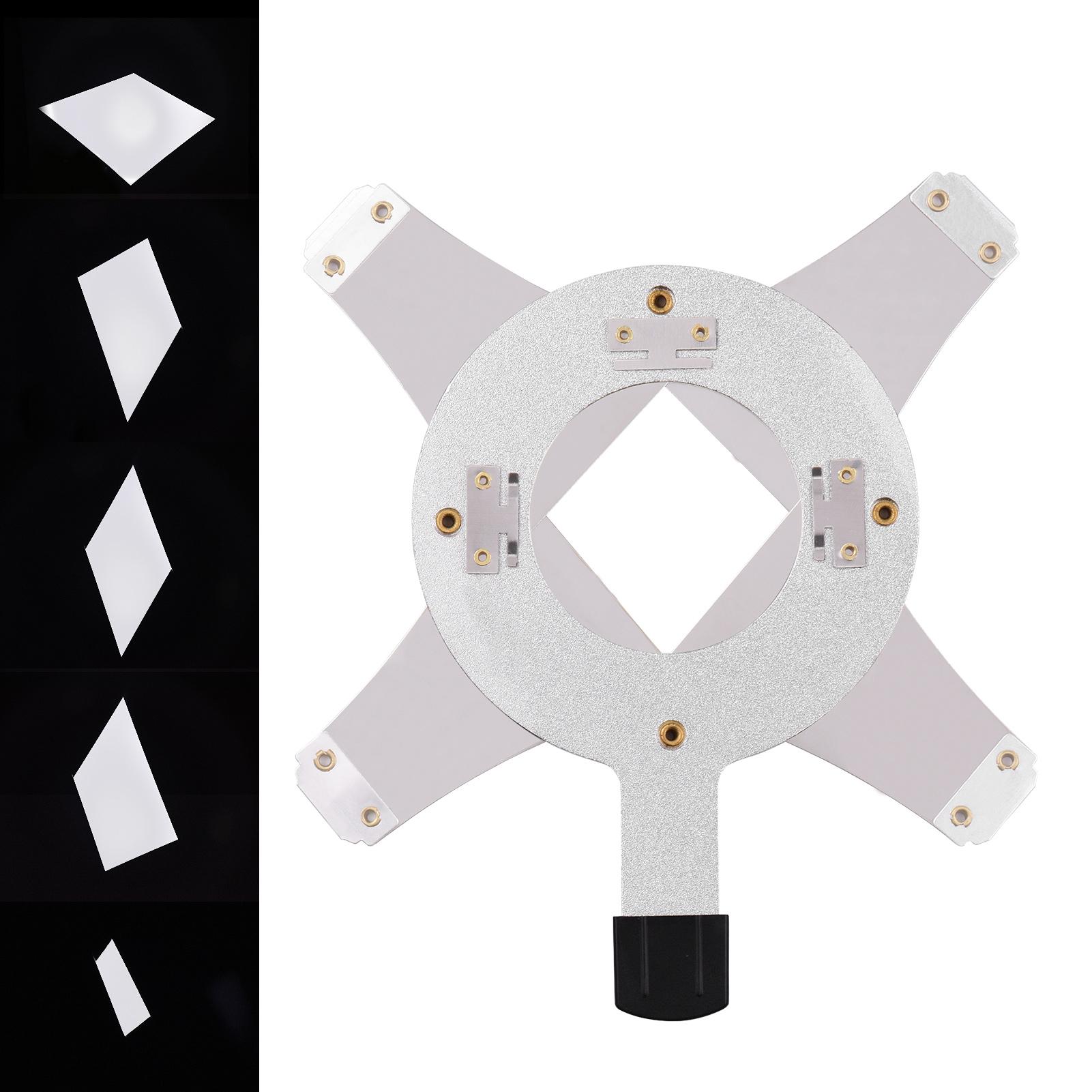 Metal Gobos Holder Geometric Pattern Design for Studio Strobe Optical Snoot Conical Focalize Condenser Photography
