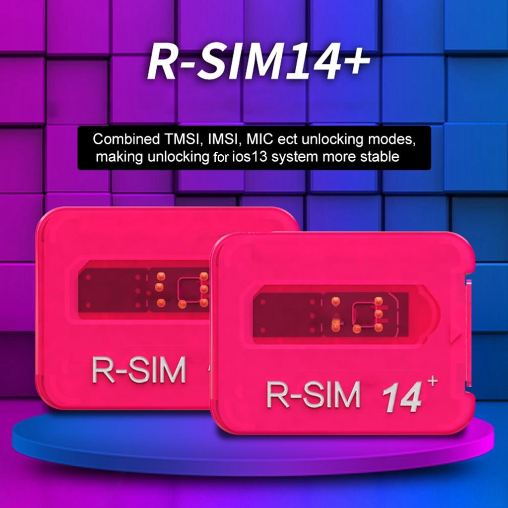 【ky】R-SIM14+ 4G Universal Smartphone RSIM Unlock Card with Eject Pin for iPhone