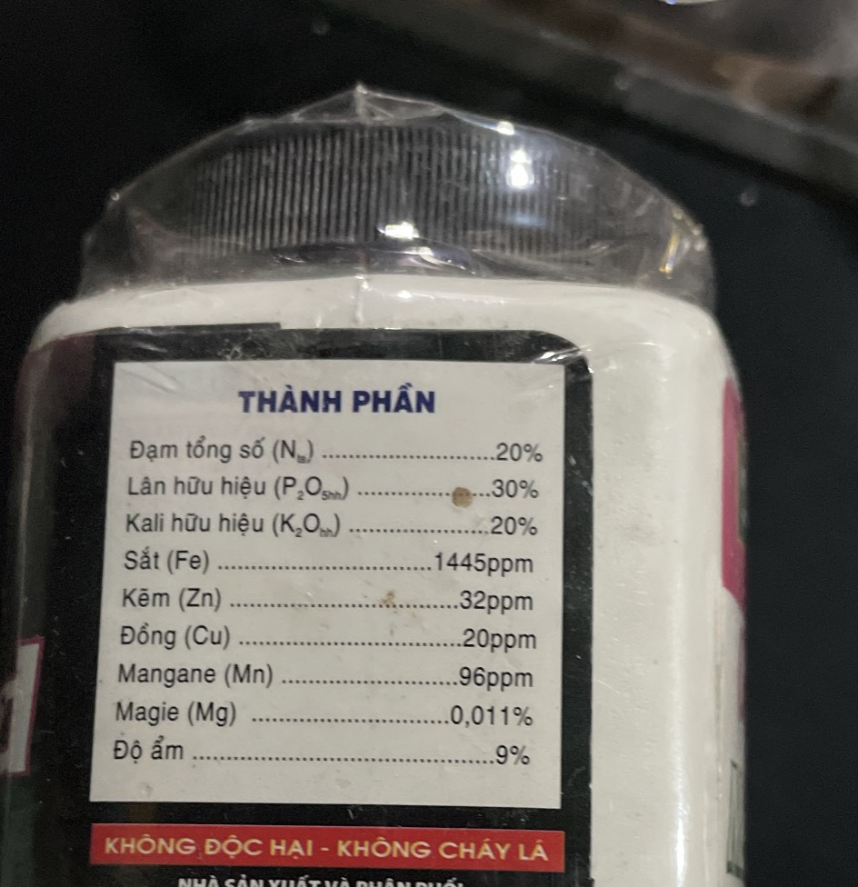 Phân Bón Lá ORCHID NPK 20-30-20+TE hộp thay thế 19-31-17 lọ 283gr Ra Hoa - Đậu Quả