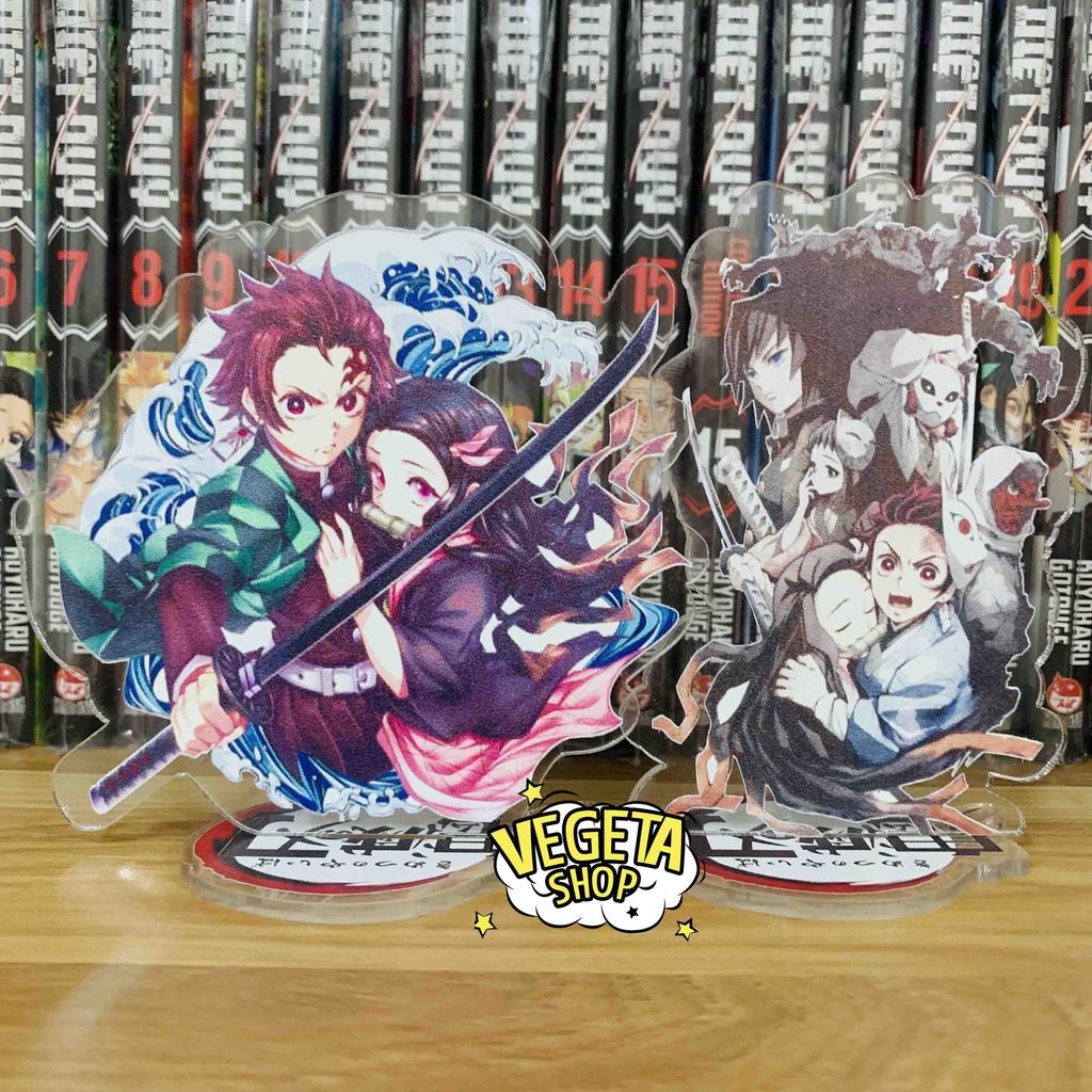 Mô Hình Tượng Standee Acrylic Mica 1 mặt - Thanh Gươm Diệt Quỷ Kimetsu No Yaiba - Tanjiro Nezuko Giyu Rengoku