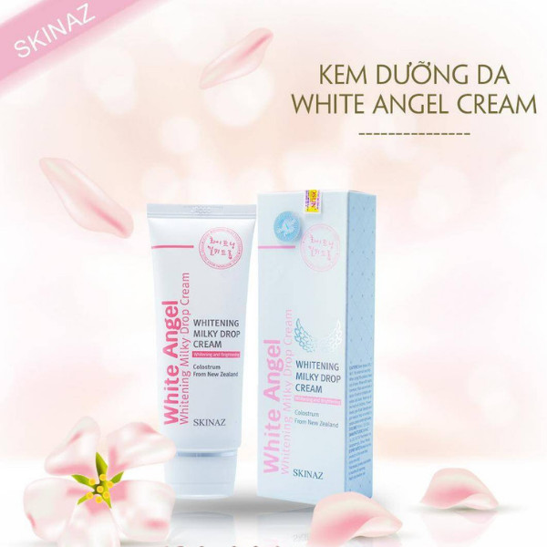 Kem White Angel Skinaz Hàn Quốc, Dưỡng Trắng Da Chuyên Sâu + Tặng kèm túi xách thời trang Skinaz