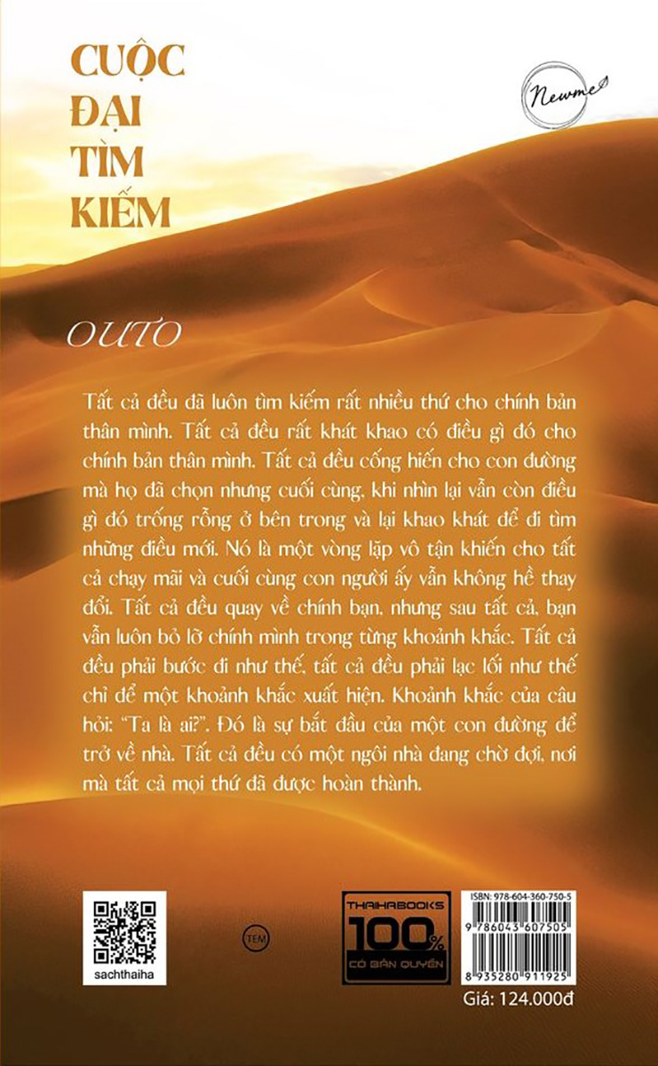 Sách Thái Hà - Cuộc Đại Tìm Kiếm - Bạn Chính Là Cái Bạn Đi Tìm