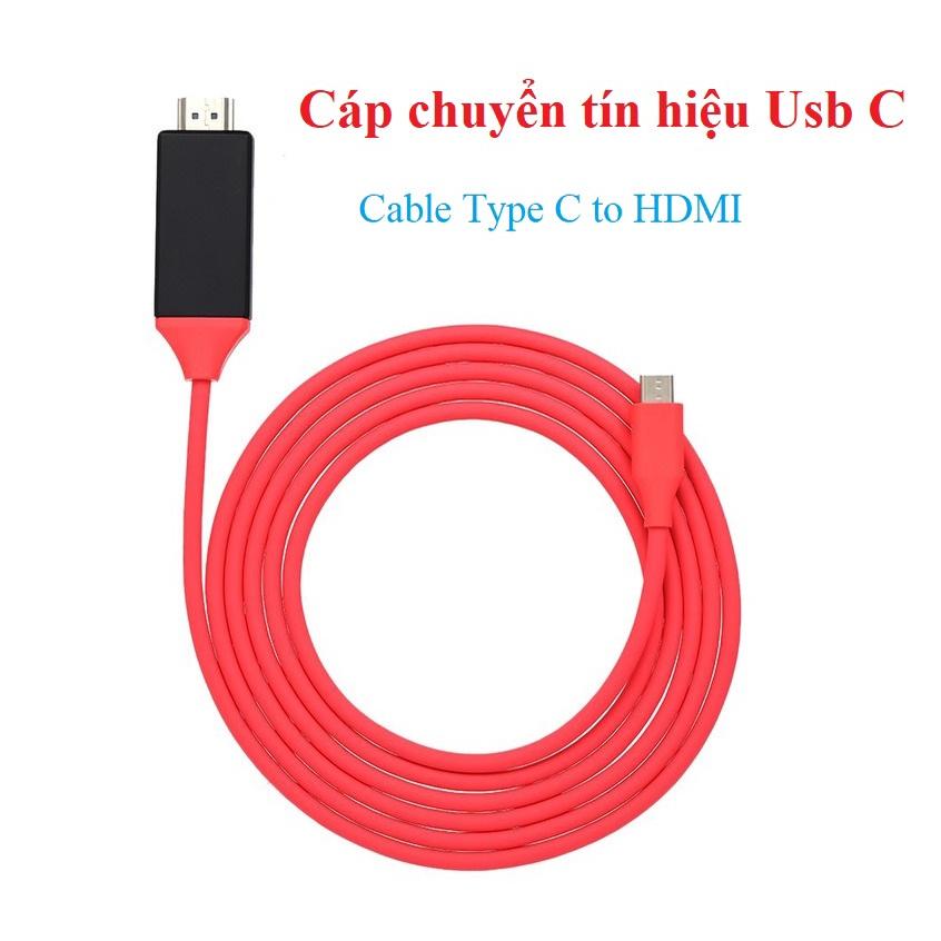 Cáp USB Type-C to HDMI - Cáp chuyển tín hiệu từ cổng Type C sang HDMI cho điện thoại, máy tính