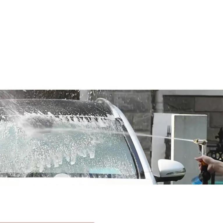 Bộ dây vòi xịt nước rửa xe,tưới cây . tăng áp 3 lần,loại 3m,5m 206701-2đầu đồng,cút đồng+ tặng móc khoá TL