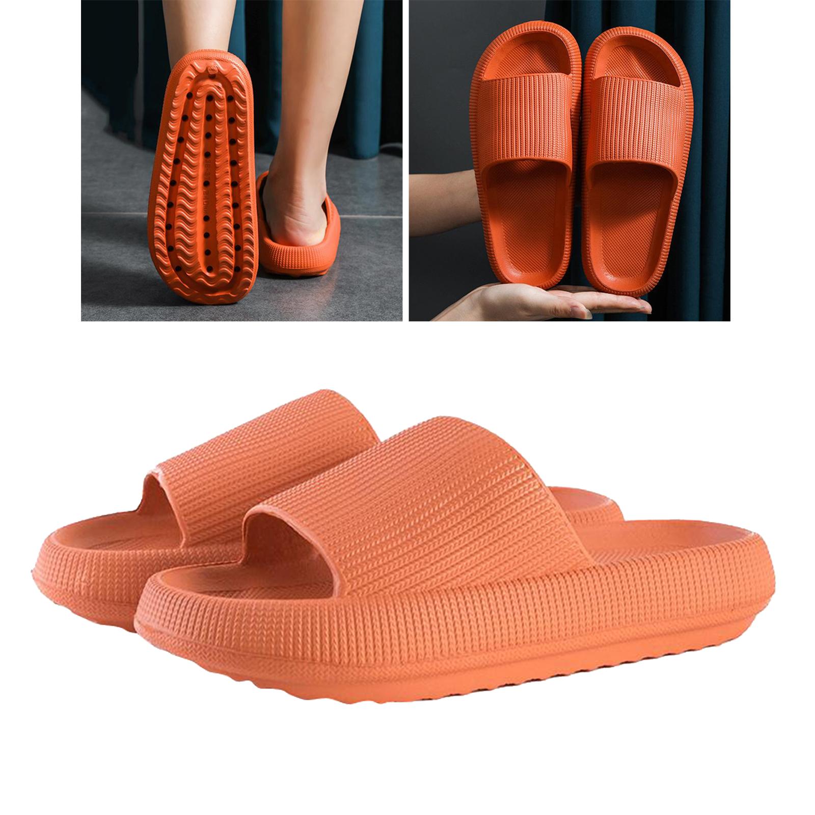 Super Soft Unisex Home Slippers Shoes Non-slip Open Toe House Shower Sandals