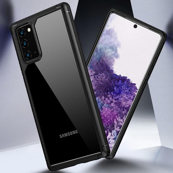 Ốp lưng cho Samsung Note 20, Note 20 Ultra TPU cao cấp lưng trong suốt - Mã TZSC215