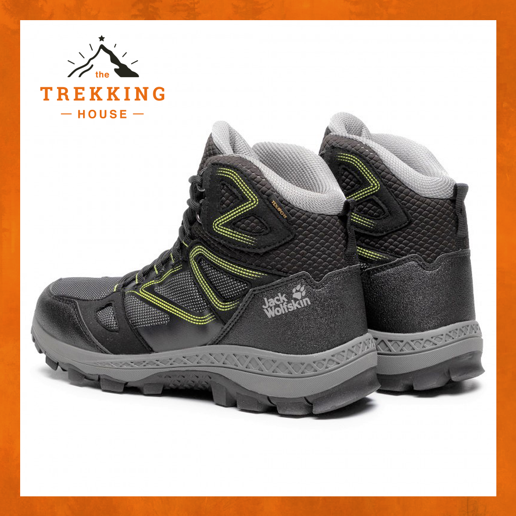 Giày leo núi trekking chống thấm nước Jack Wolfskin, Giày phượt dã ngoại