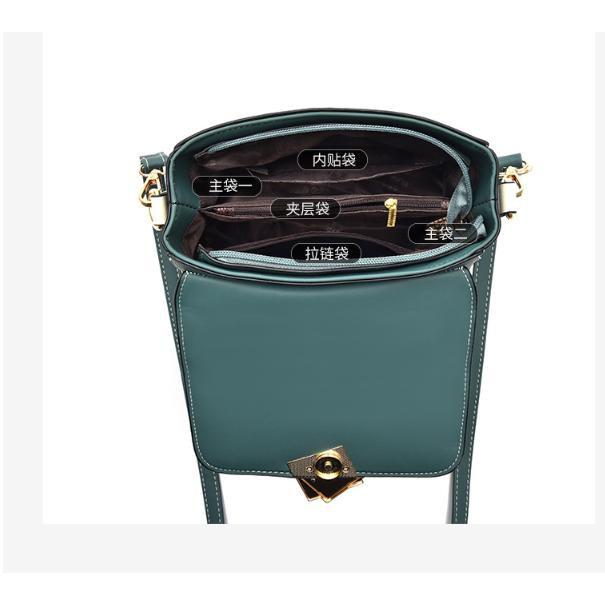 Túi xách nữ da mềm khóa thoi Hàn Quốc KT25 - Danfashion