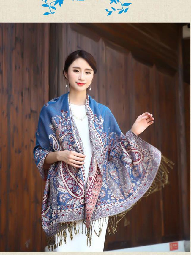 Khăn Pashmina Thổ Cẩm – PTC914