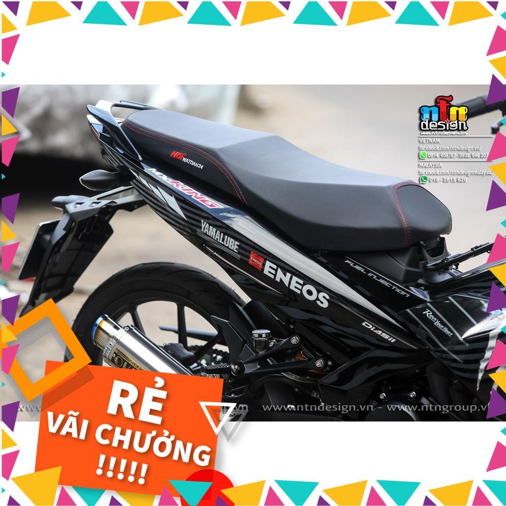 Tem Rời Exciter 150 Mẫu Monster Trắng Đen