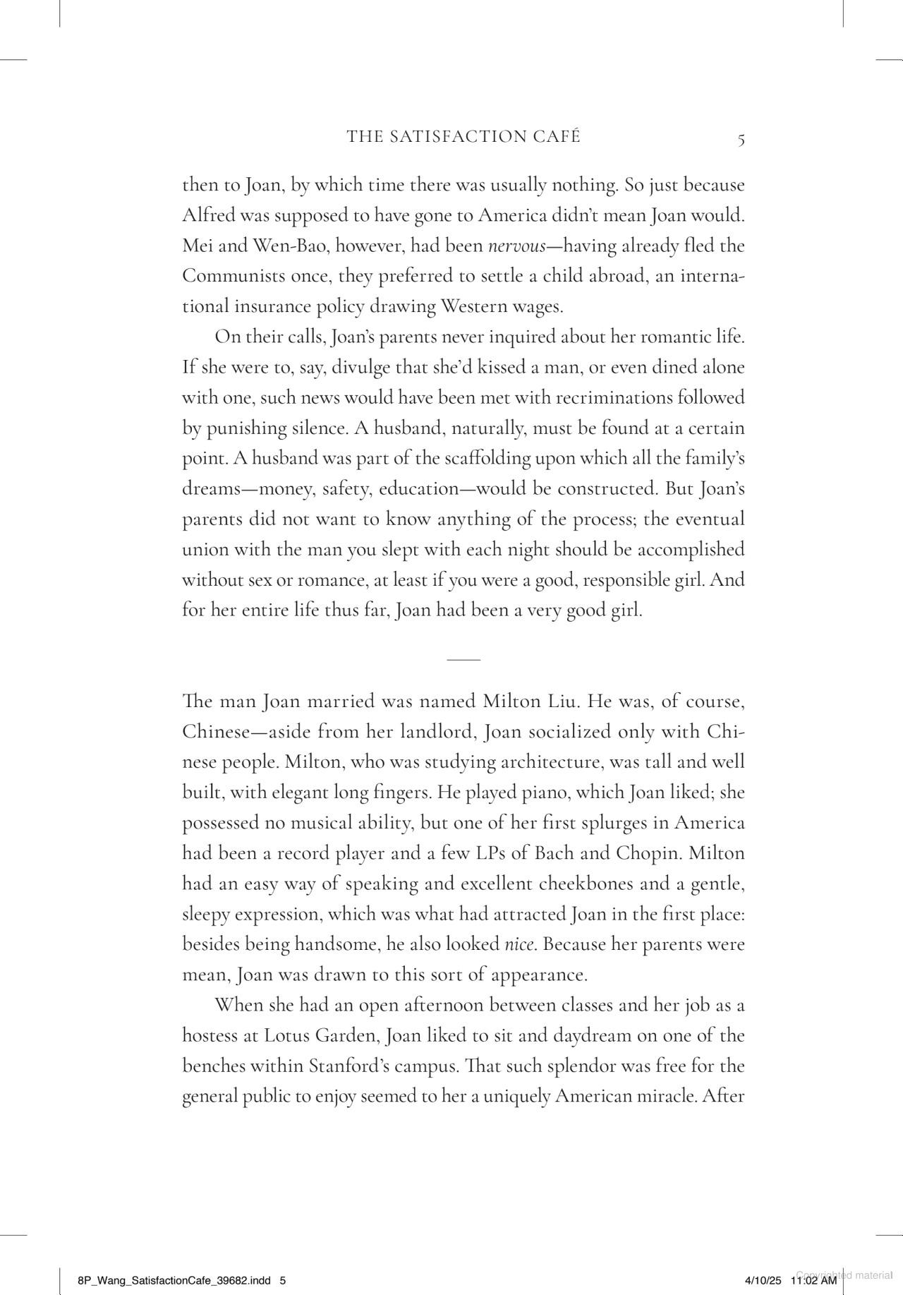 Sách ngoại văn: The Satisfaction Café