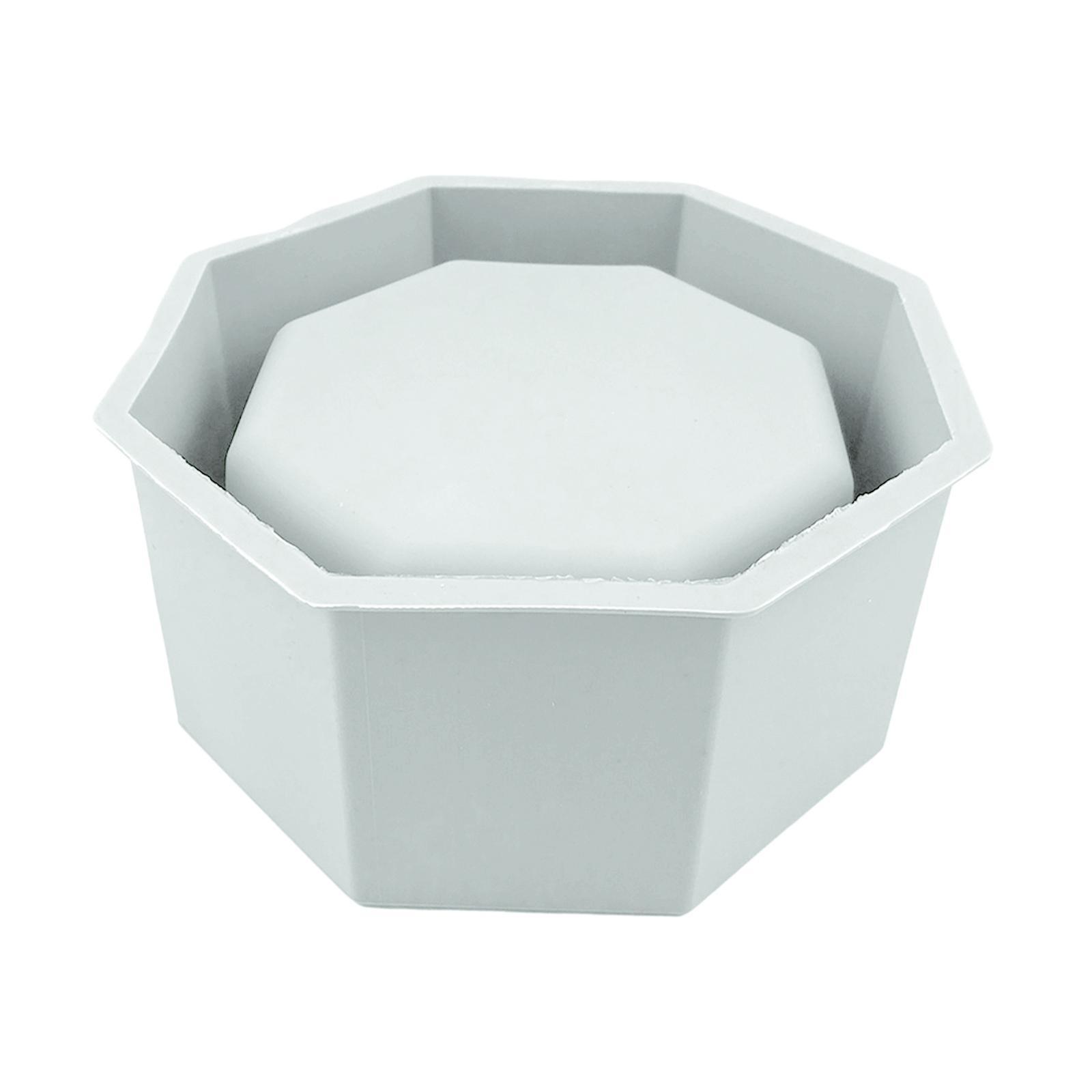 Round Concrete Flower Pot Silicone Mold Succulent Planter Mold Homemade Succulent Plant Pot Moulds for Flowers