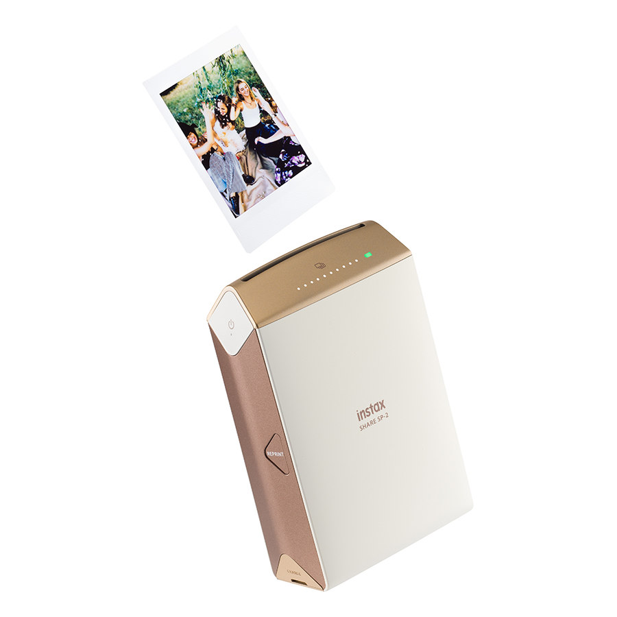 Máy In Ảnh Fujifilm INSTAX SHARE SP-2 - Gold - Hàng Chính Hãng