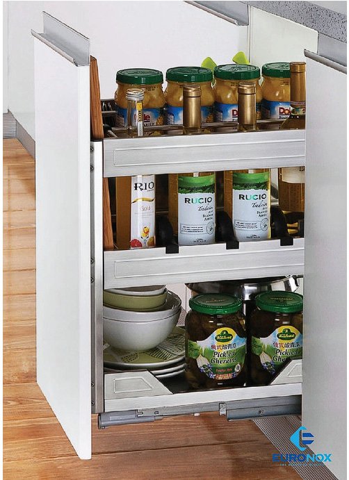 Giá đựng gia vị chai lọ đáy đặc Spice Bottle Rack with Solid Base