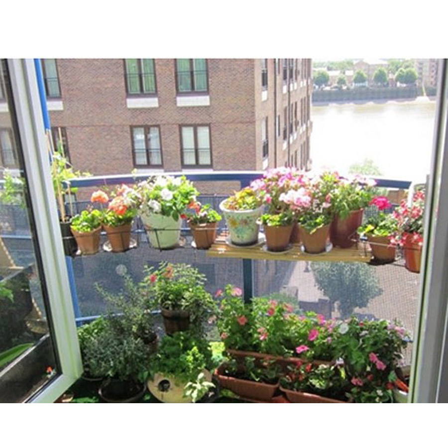 Bộ 2 chậu cây trồng thông minh màu nâu 24 x 17 cm - Hàng Nội Địa Nhật