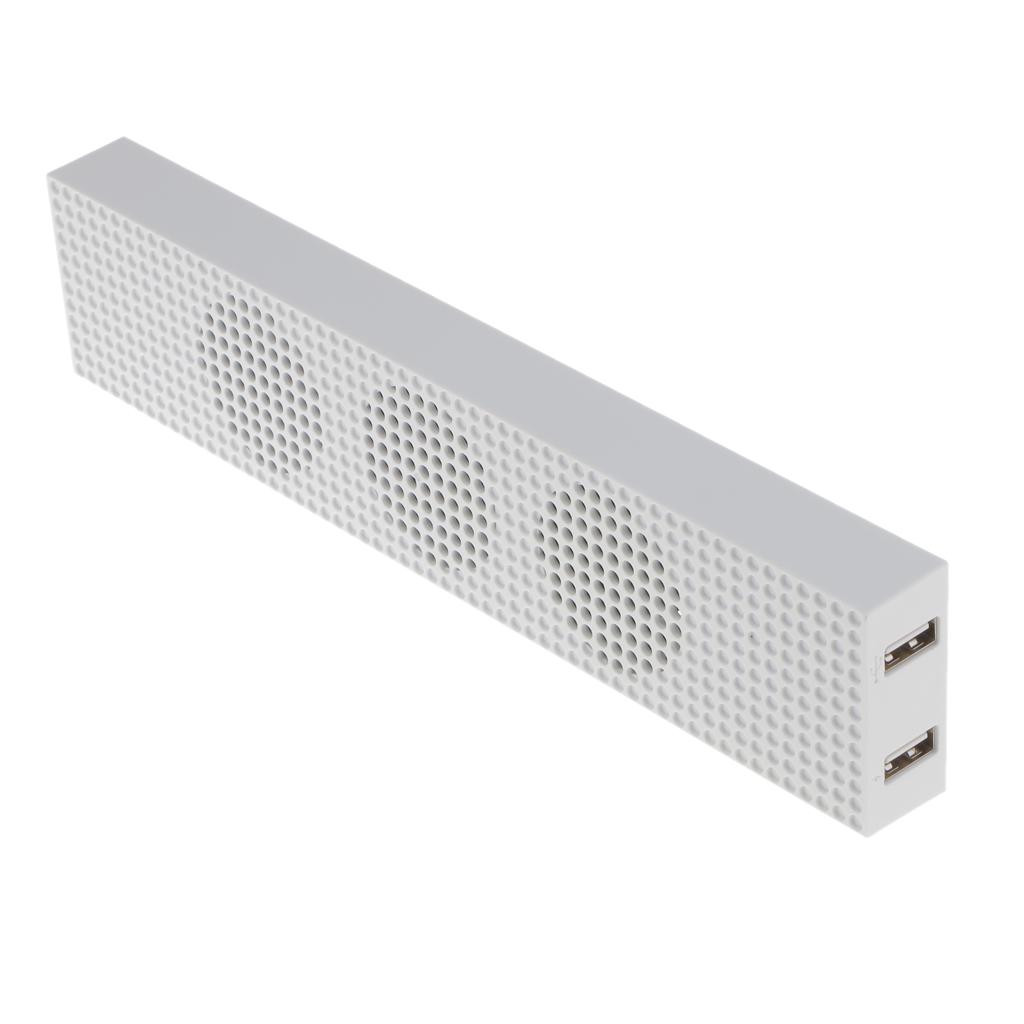 High Speed 3 Fans Cooler Cooling Fan w/ 2 USB Port for Xbox one S Console