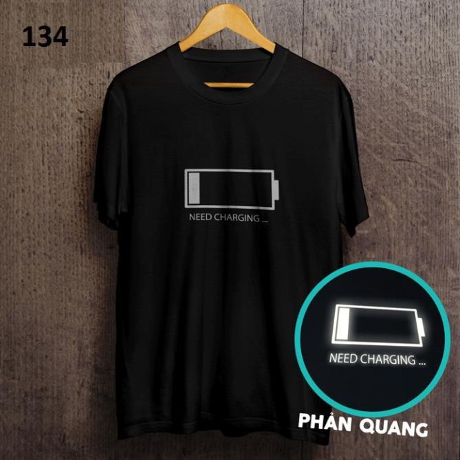 Áo thun Unisex phản quang Có size tay lỡ