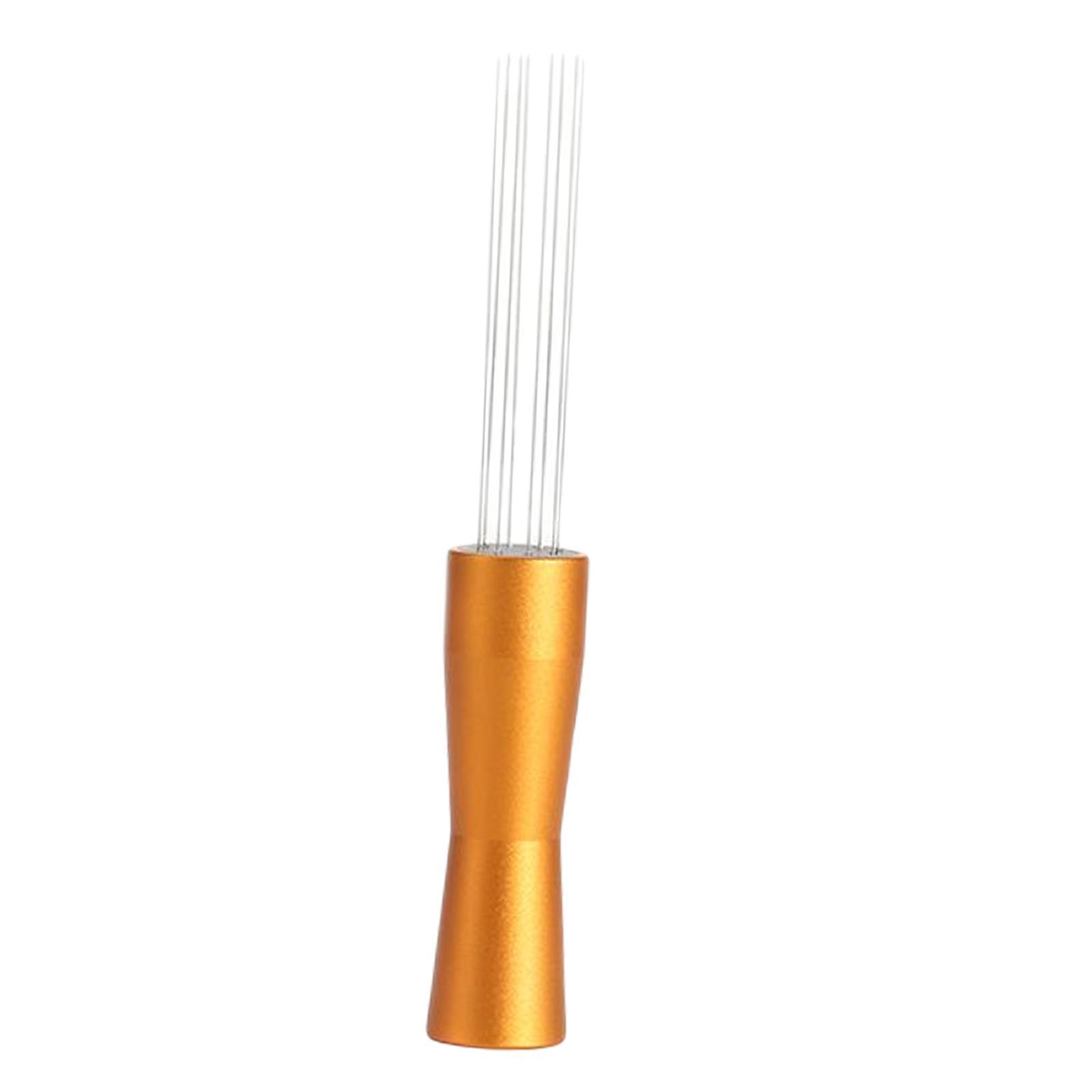 2pcs Needle Coffee Tamper Distributor Espresso Hand Stirrer for Cafe Barista