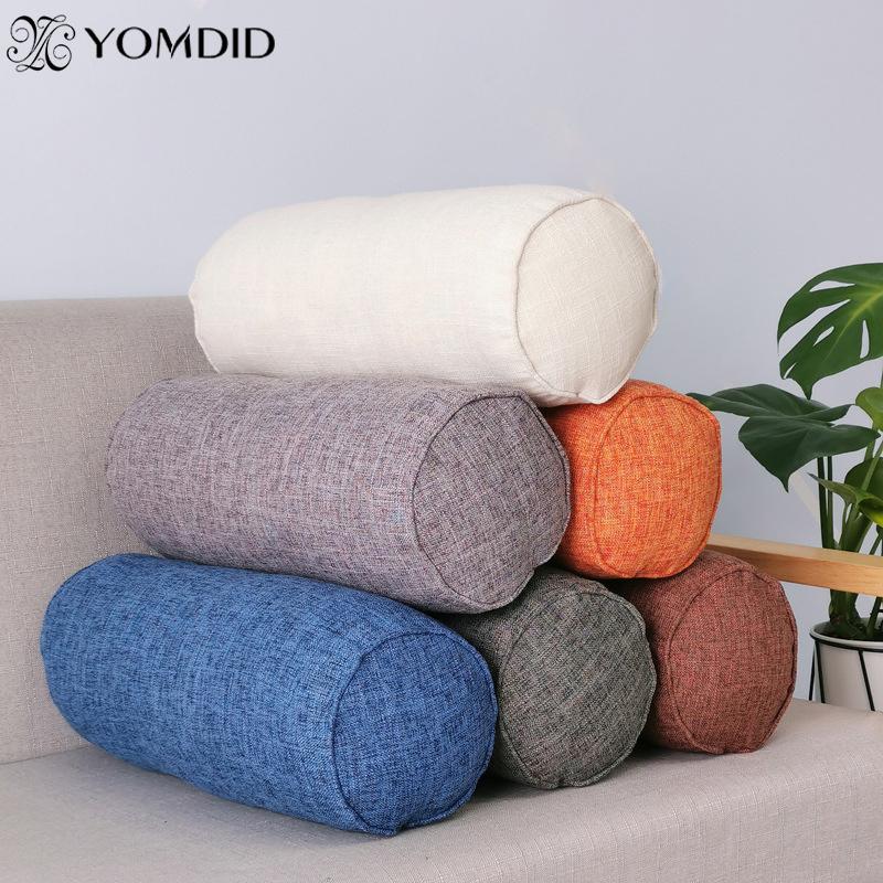 Dài Gối Bên Trong Thân Tròn Đệm Lót Hình Chữ Nhật Ngủ Ngủ Trưa Gối Giả Vải Lanh Cotton Đệm Nhà Phòng Ngủ Phụ Kiện