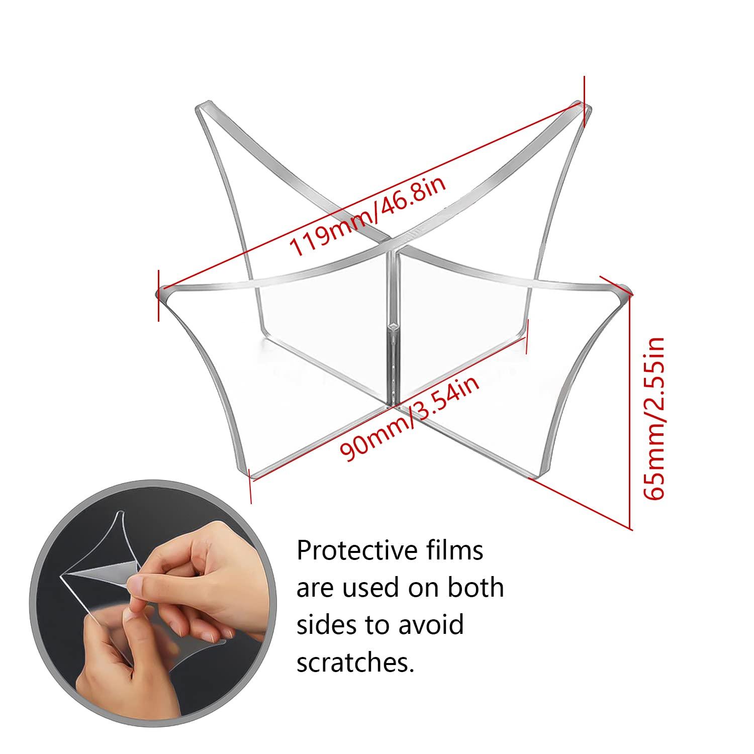 2 mảnh bóng đứng Triển lãm Bóng Ball Stand Hiển thị acrylic ball bóng trong suốt giá đỡ cho bóng đá bóng rổ bóng đá bóng bầu dục bóng bầu dục bóng bầu dục bóng bầu dục