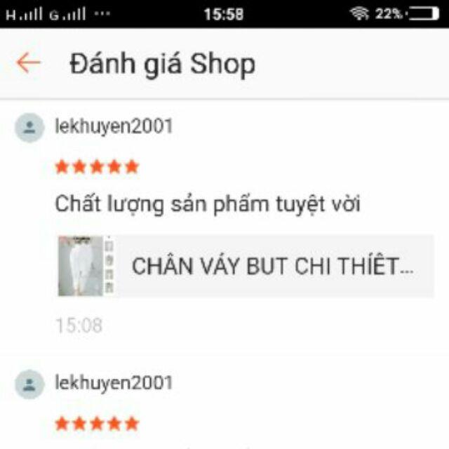 Chân váy bút chì dài - Thiết kế VannhShop Chân váy xẻ trước BC01