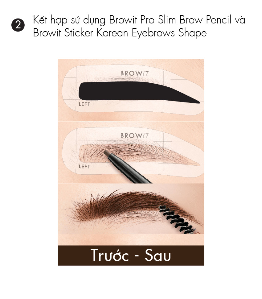 Chì kẻ mày siêu mảnh Browit Pro Slim Brow Pencil 0.06g