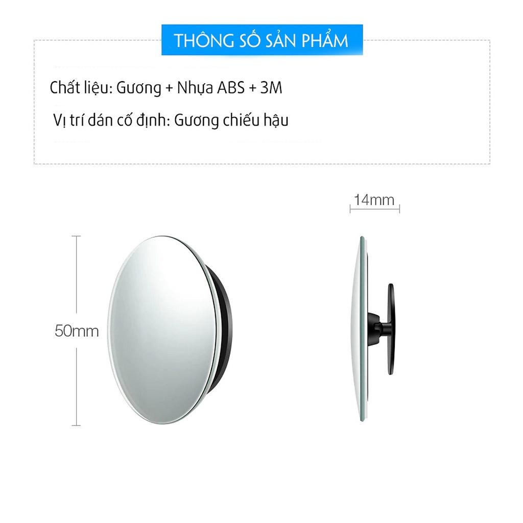 Gương cầu lồi mở rộng góc nhìn, chống điểm mù cho xe hơi Full View - Chính hãng miDoctor