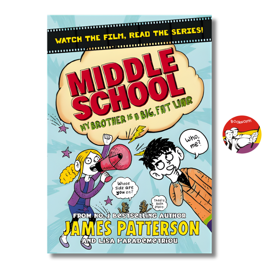 Sách - Middle School My Brother Is A Big Fat Liar by James Patterson - Sách ngoại văn, sách thiếu nhi tiếng Anh, bìa mềm