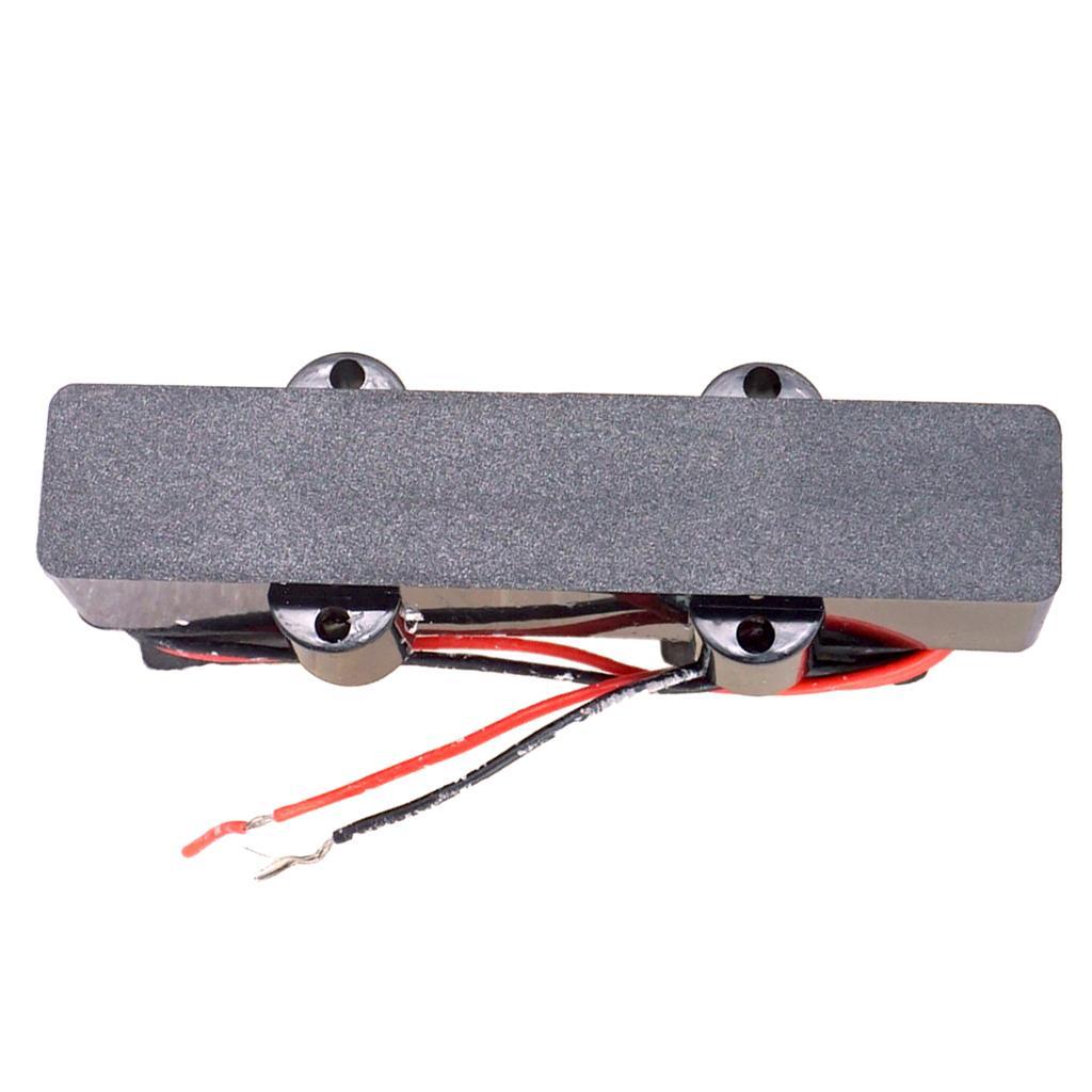 2 Pieces Black 4 String JB Bass Pickups Closed Style For Electric Bass Parts