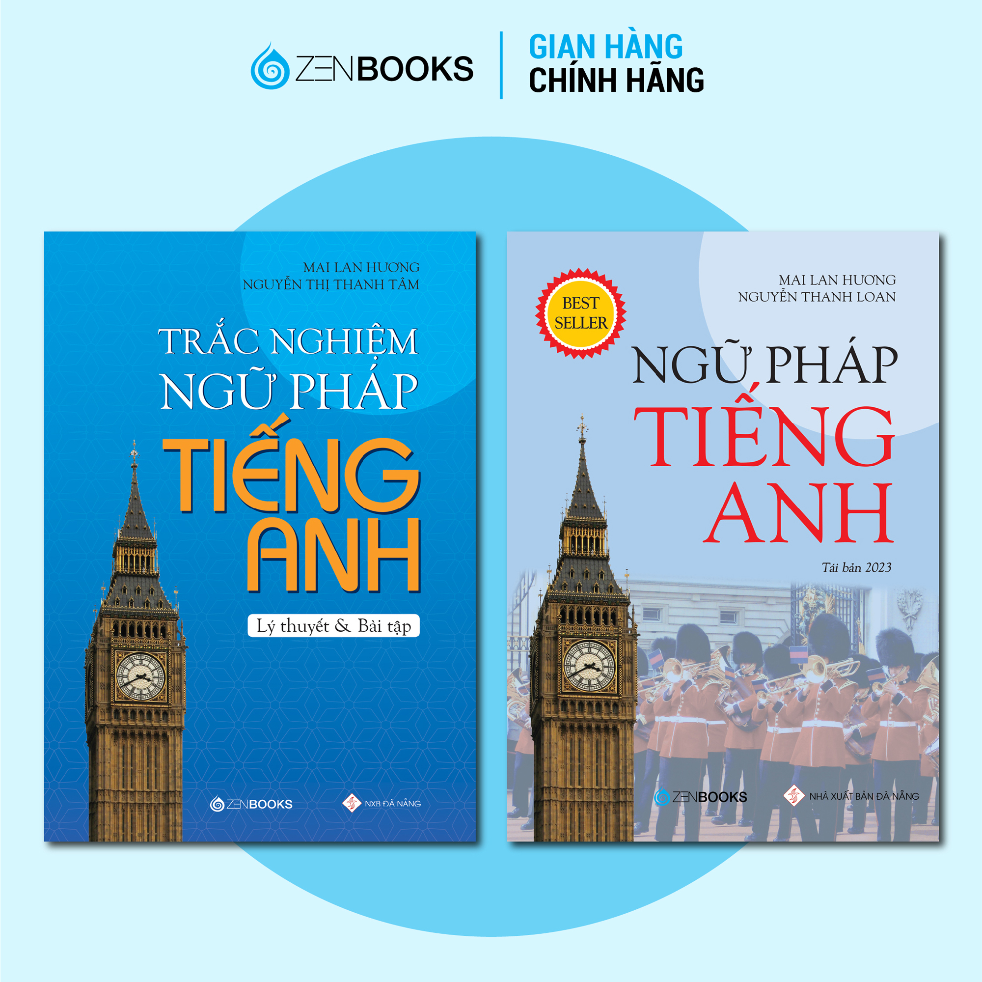 Combo 2 Cuốn Ngữ Pháp Và Trắc Nghiệm Ngữ Pháp Tiếng Anh Mai Lan Hương