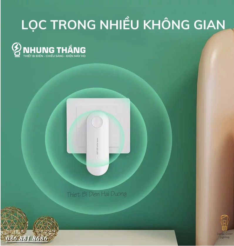 Máy Lọc Không Khí Ion Âm Mini MK-11052 - An Toàn Hiệu Quả - Có Video