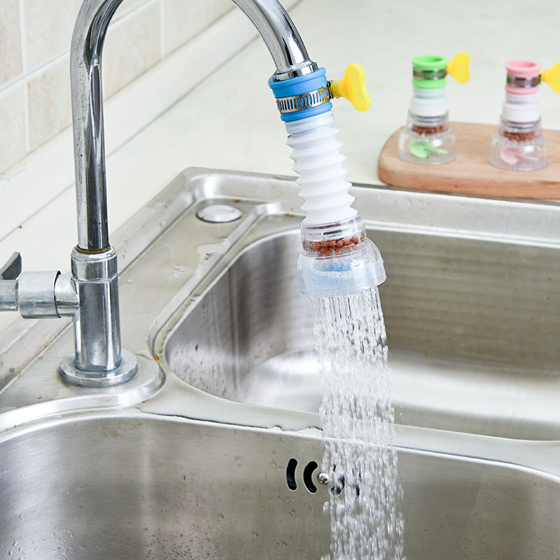 Đầu lọc nước trực tiếp tại vòi. Hai tầng Lộc. Cánh quạt xoay 360 độ,