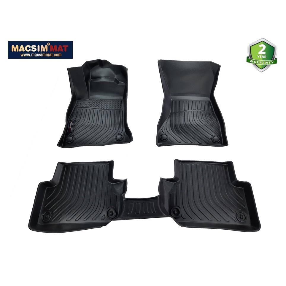 Thảm lót sàn xe ô tô Audi A5 sport/s5 2018-2020 Nhãn hiệu Macsim chất liệu nhựa TPV cao cấp màu đen