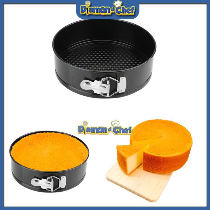 Khuôn Khóa Chống Dính Làm Bánh Gato/Bánh Bơ Tỏi/Mousse Cake 16-18-20cm Tự Chọn