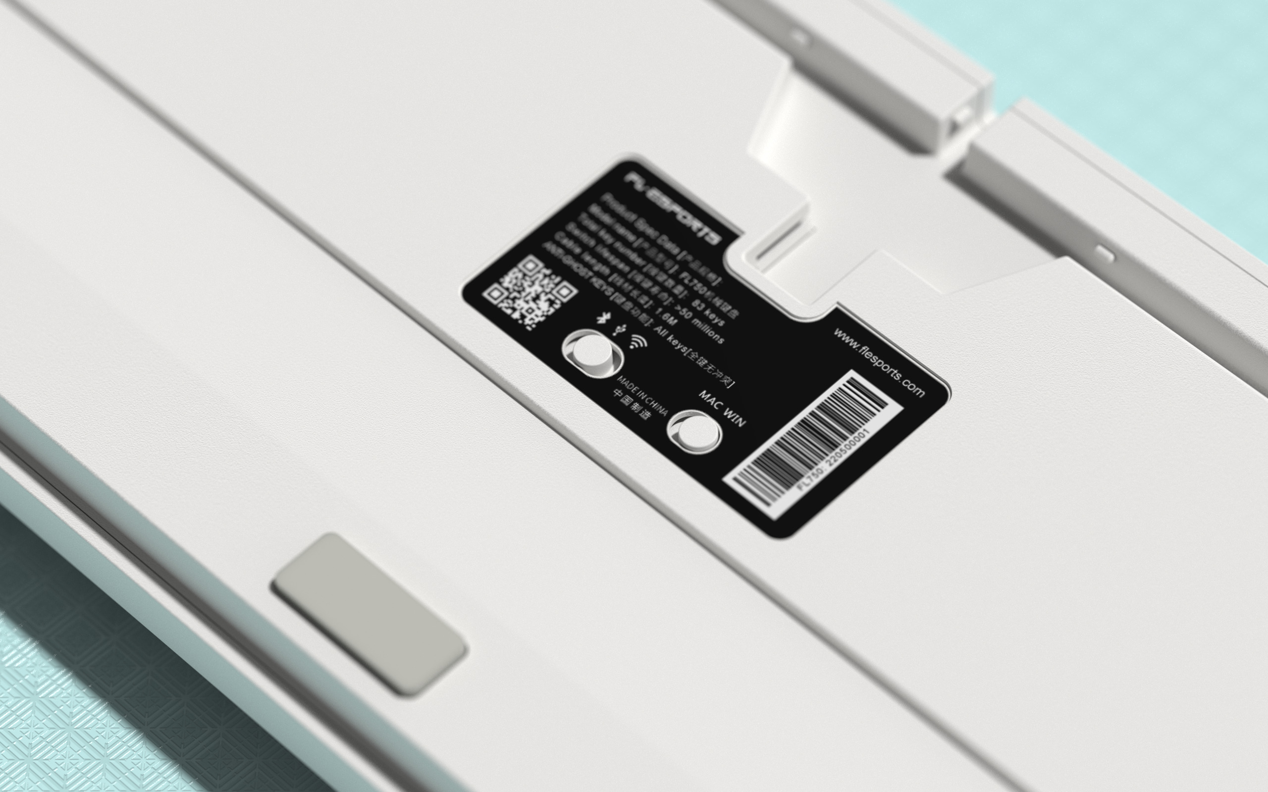 Bàn phím FL-Esports FL750 Marshmallow 3 Mode - Gasket Mount