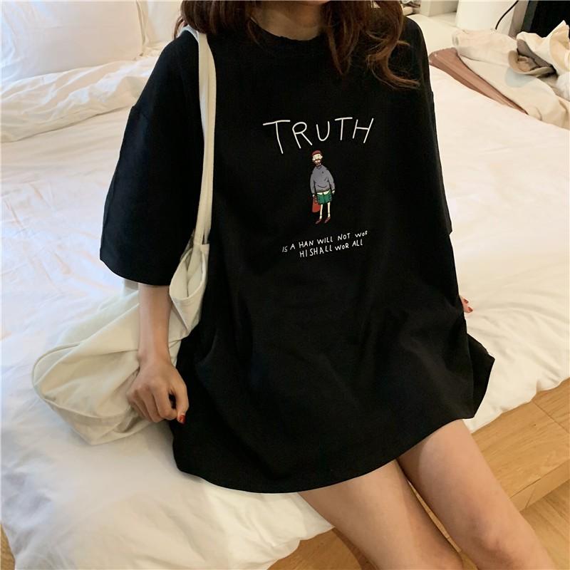 Áo thun tay lỡ CoolZ phông Unisex nam nữ Cotton oversize form rộng Truth cá tính CZ089