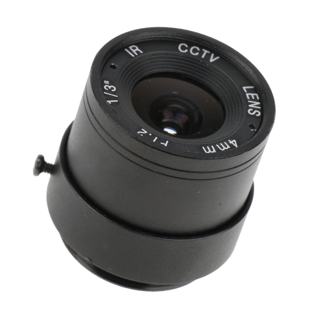 1/3 'F1.2 4mm CS Mount Fixed Iris IR CCTV Lens for  CCD Cameras