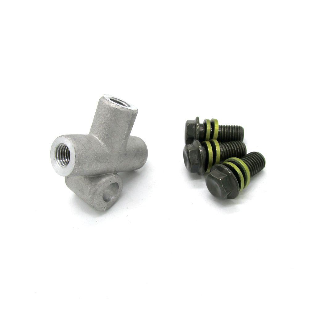 3 Way 10mm Hydraulic Brake Hose Line Adaptor Universal for Moped Dirt Bike