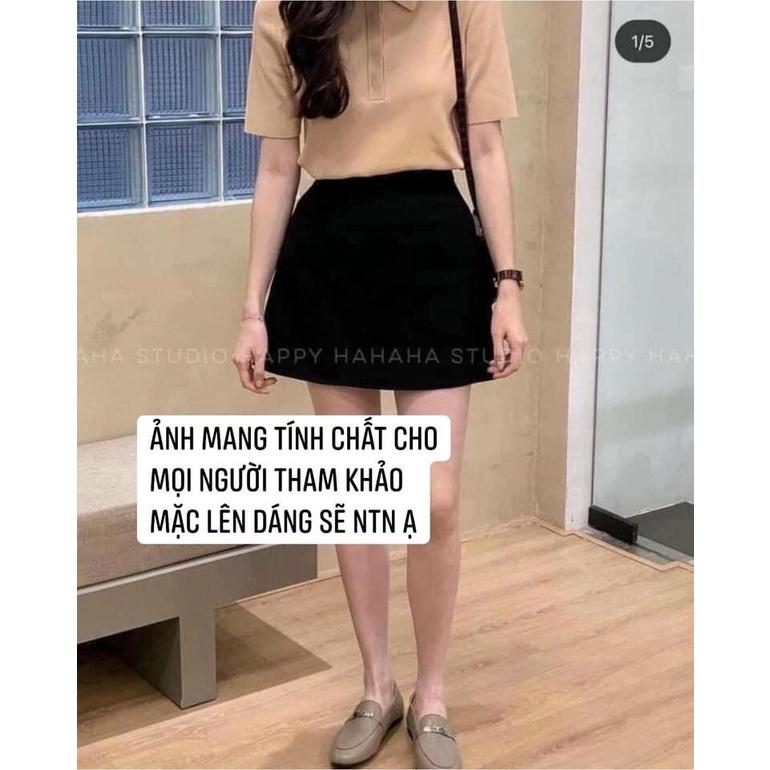 CHÂN VÁY ĐEN A KHÓA NỔI