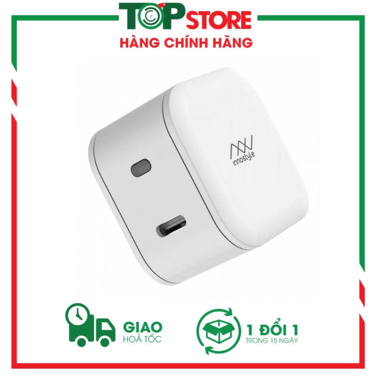 Adapter Innostyle Minigo USB-C PD18W (IC18PD)- Hàng Chính Hãng