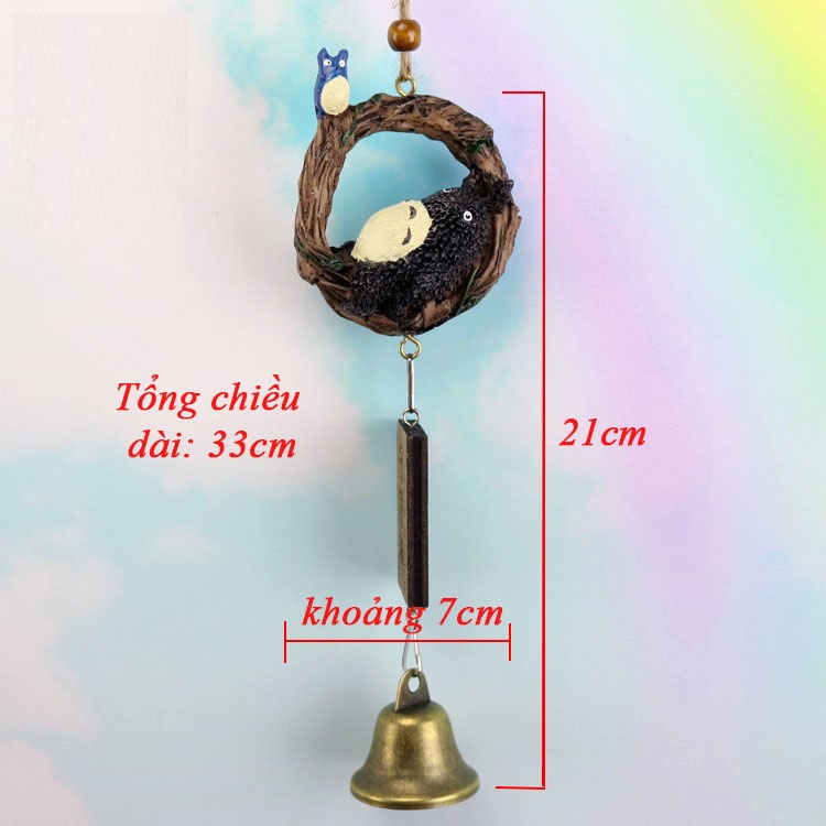 Chuông gió mèo TOTORO trang trí dễ thương