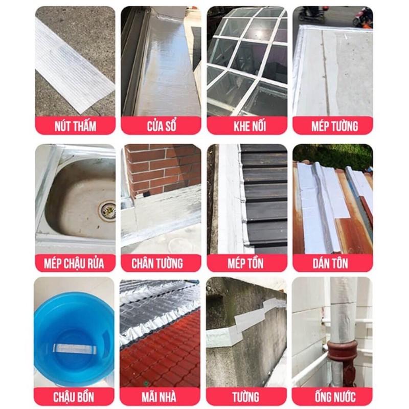 Băng Keo Chống Thấm Nước, Chống Dột, Siêu Dính Đa Năng Dán Được Trên Mọi Bề Mặt Rất Chắc Chắn