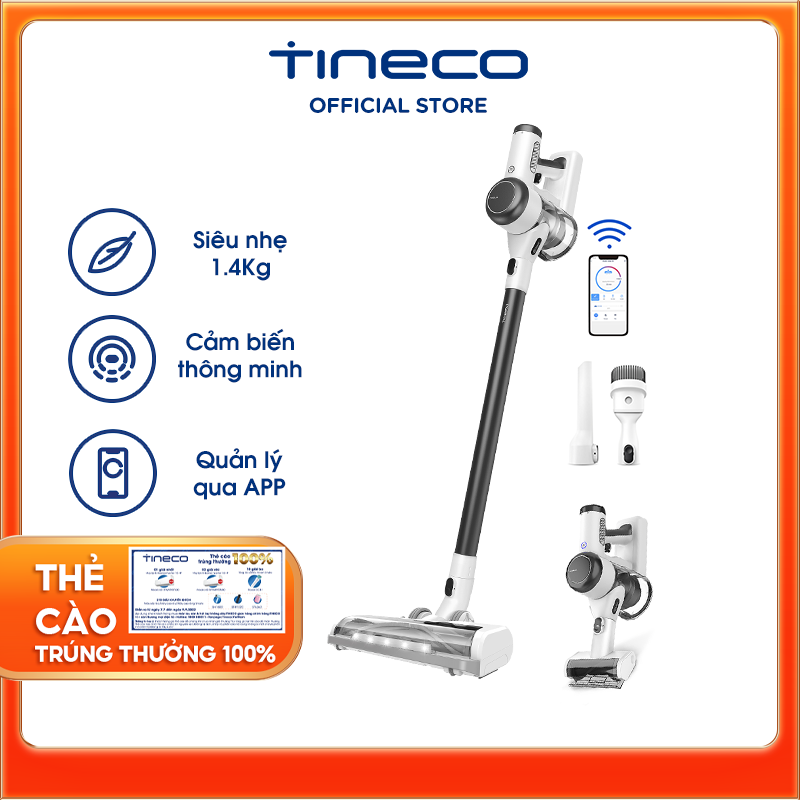 Combo Máy Hút Bụi Mini Tineco Pure OneX - Hút Bụi Không Dây Cầm Tay Đa Năng - Tự Động Phát Hiện Rác Bẩn + Bộ Lọc Khí