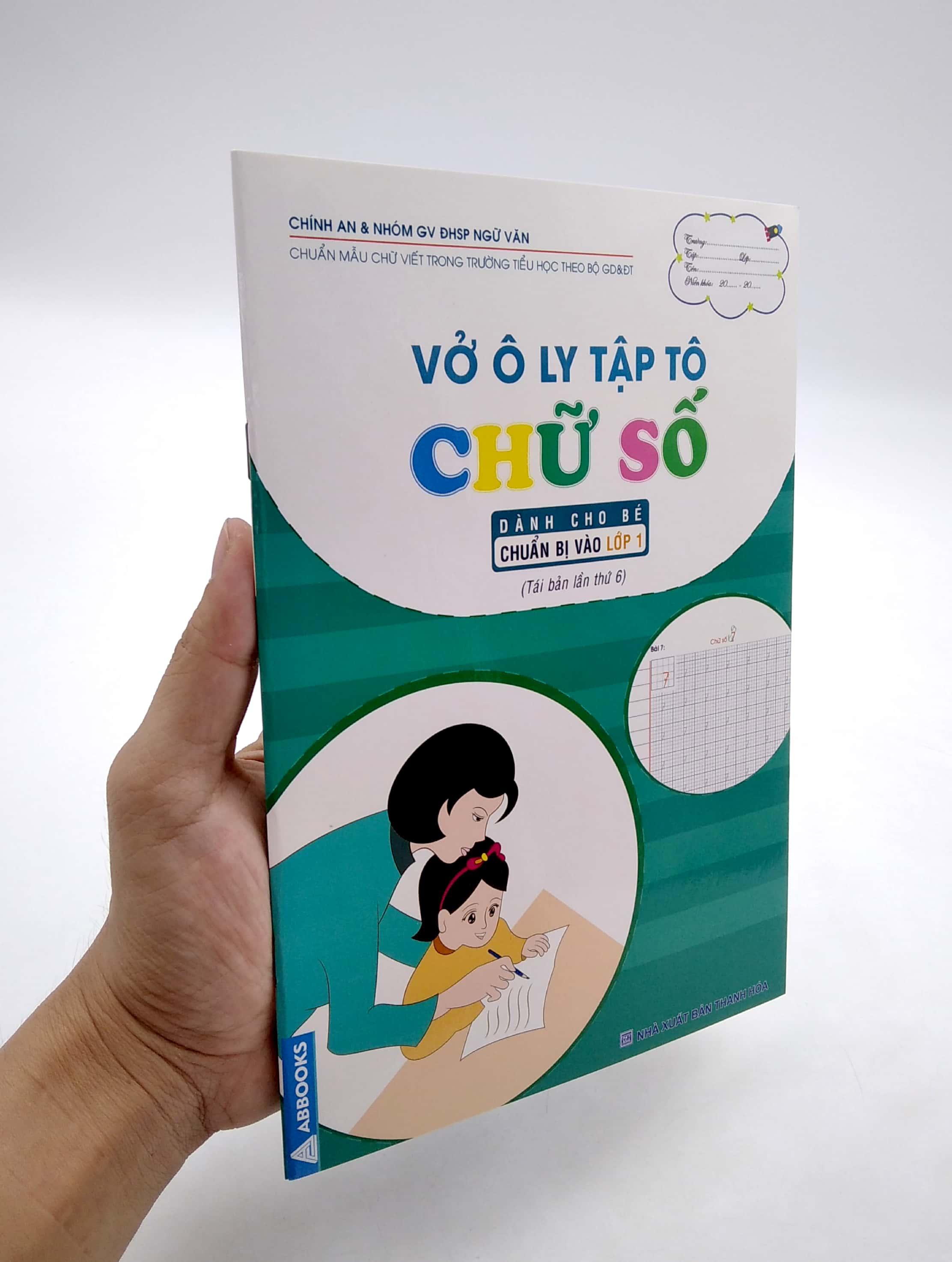 Vở Ô Ly Tập Tô Chữ Số