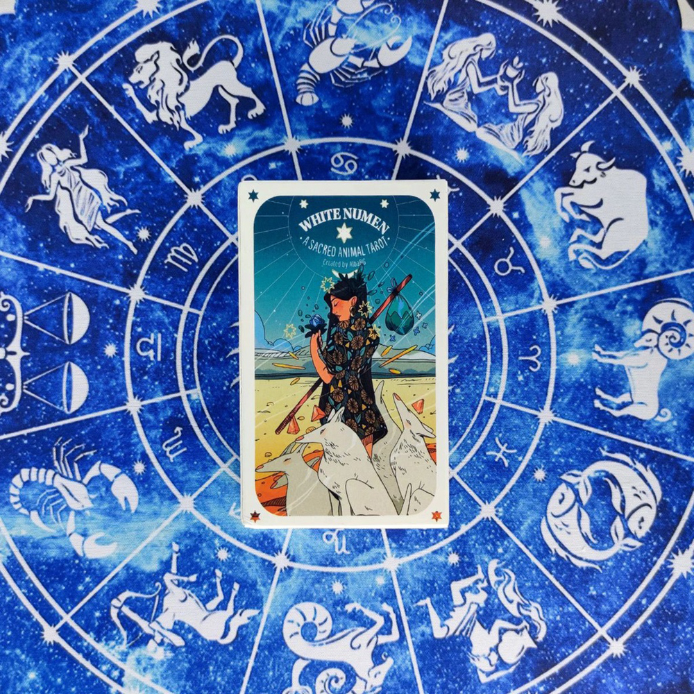 Bộ Bài The White Numen Tarot 78 Lá Bài Tặng Đá Thanh Tẩy