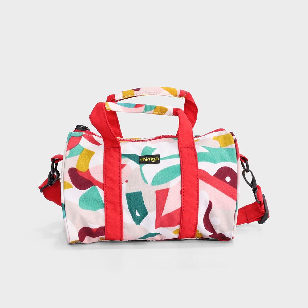Túi Trống Đeo Chéo Mini Duffle Bag 1 Ngăn Lớn Có Dây Đeo | Thiết Kế Nhỏ Gọn Tiện Dụng Hoa Văn Colorful Abstract