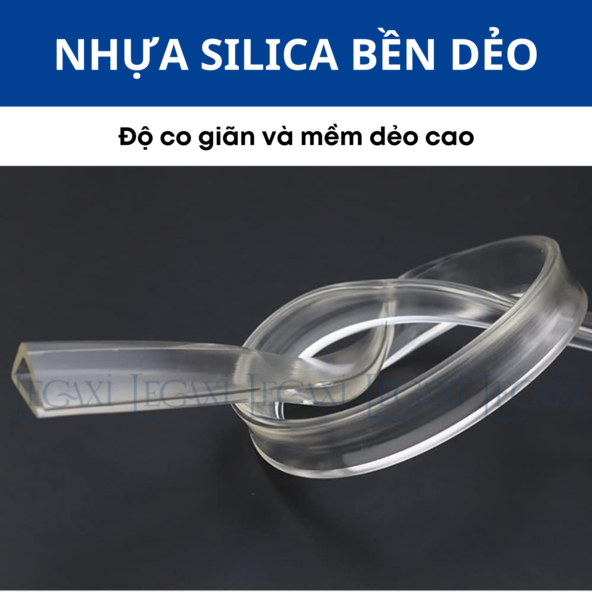 Dây viền cạnh kính, ron dán cửa kính cường lực chống va đập chữ U bọc cạnh bàn, gương, hồ cá, kệ, tủ Legaxi