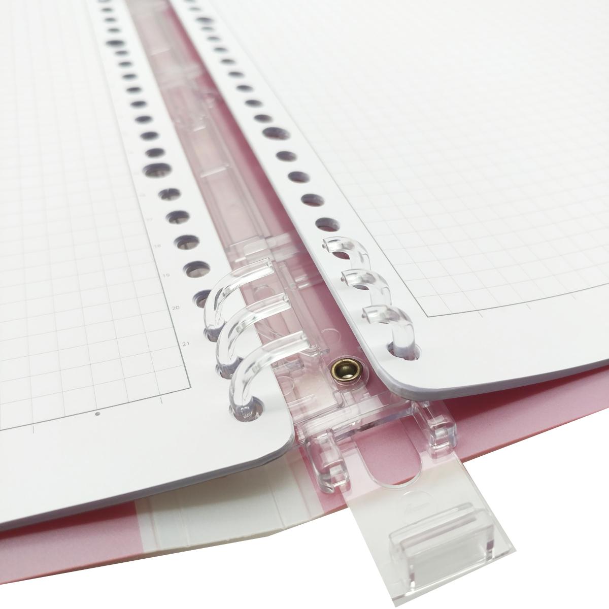 Sổ Bìa Còng 8 Lỗ B5 - Cat's Daily Life - Campus BN-B5H8CAT-01 - Màu Đỏ