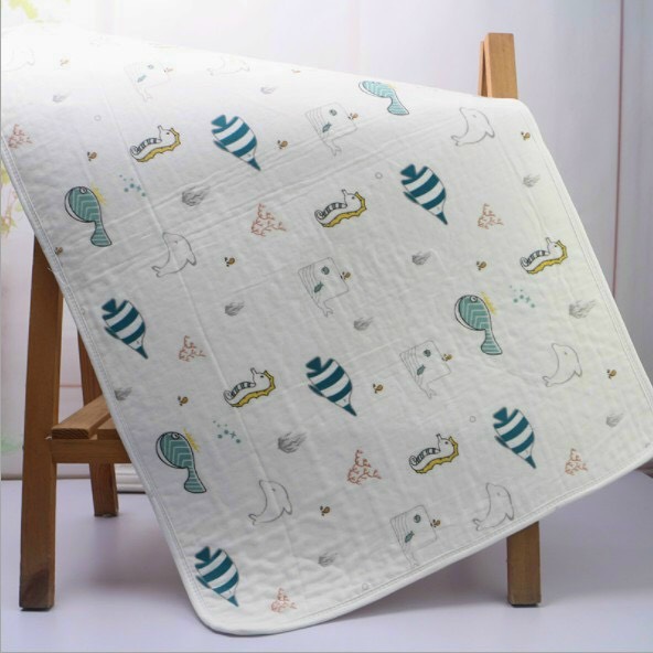 Miếng Lót Thay Bỉm Chống Thấm 5 Lớp Sợi Tre Organic Cho Bé